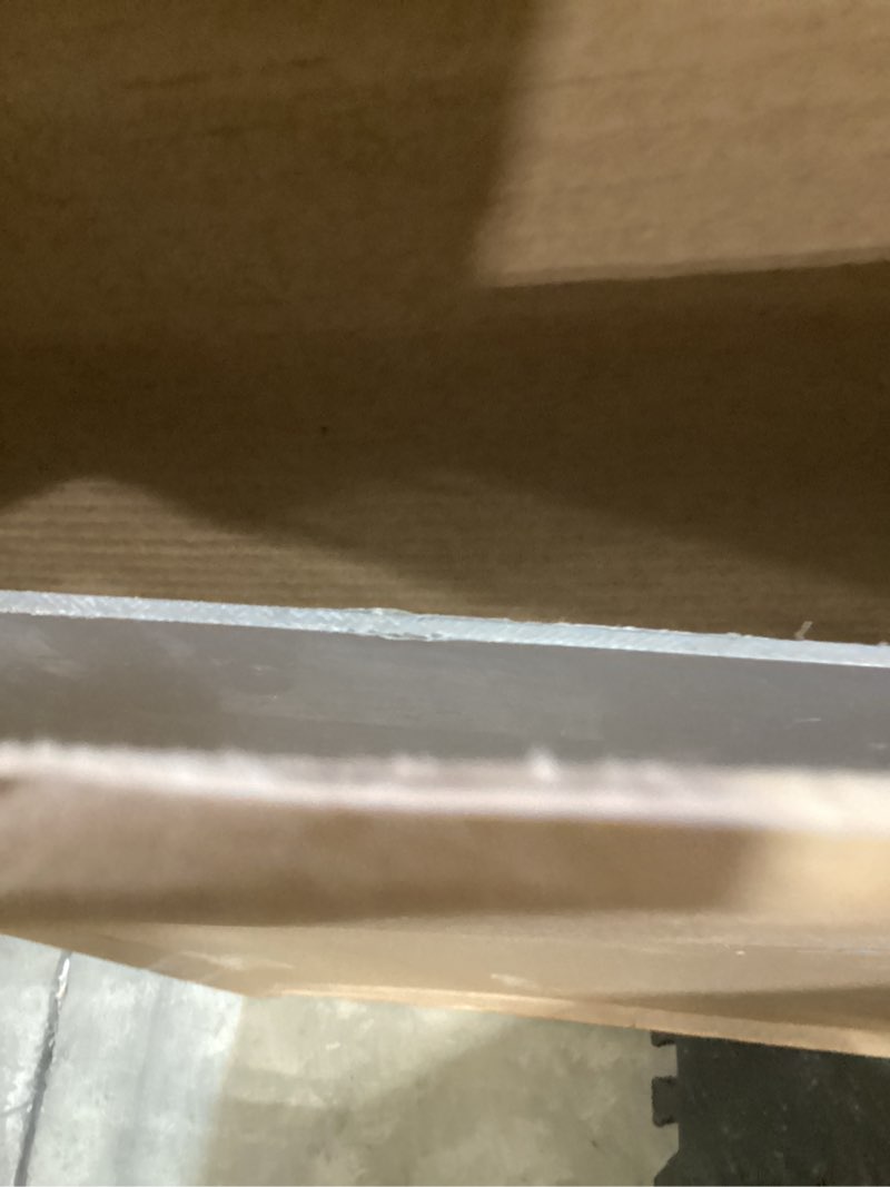 Condition photo showing Good Condition for transparent acrylic plexiglass sheet, 1/8” thick x 24” wide x 24” long (1 unit)