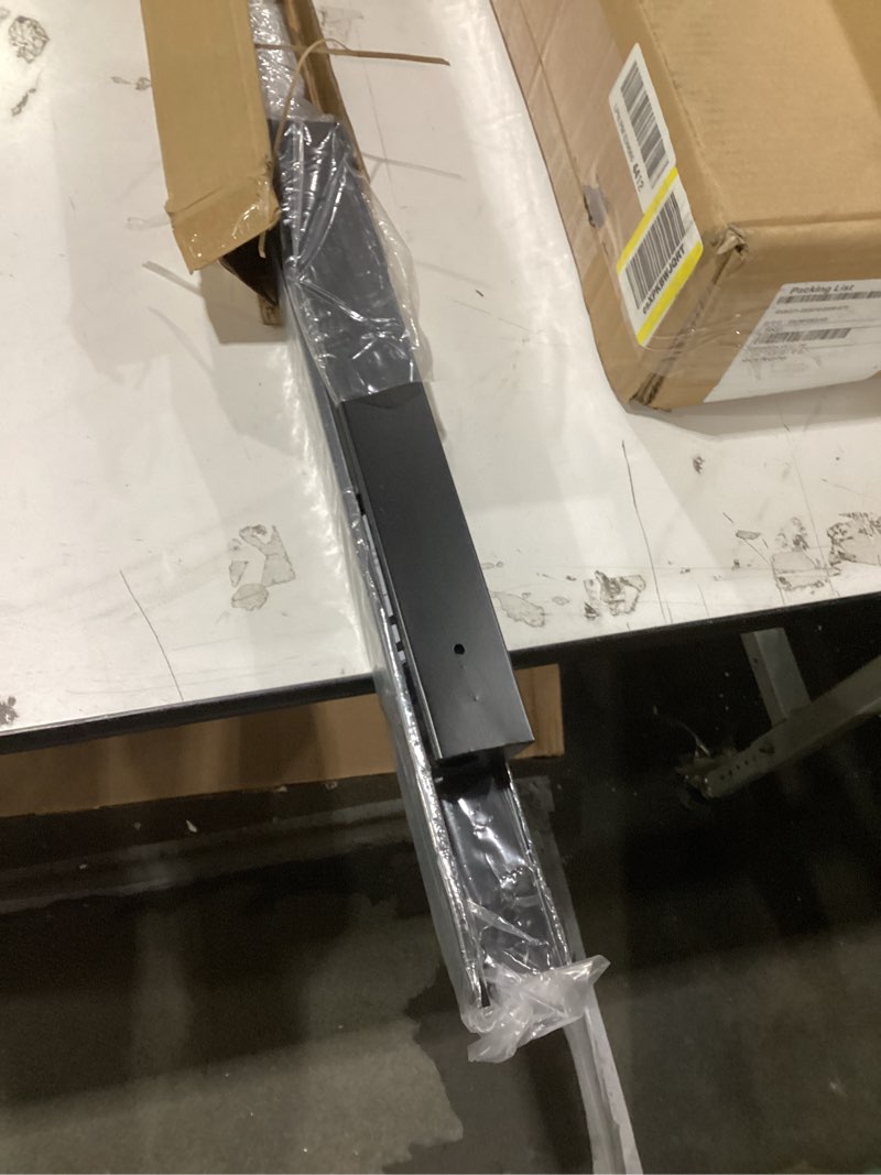 Condition photo showing New/Like New for Adjustable Fireplace Curtain Rod Kit- Black Fireplace Rod Kit for Fireplace Screen Mesh Spark Curtain Valance, Adjust from 36 to48 Inch, Screens Not Included 36-48inch