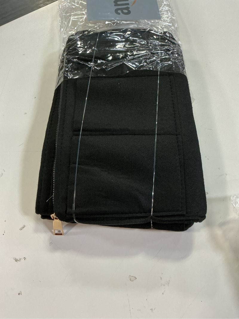 Condition photo showing Good Condition for ZTUJO Purse Organizer Insert, Felt Bag Organizer with Metal Zipper, Handbag & Tote Shaper, For Speedy Neverfull Tote, 7 Sizes Slender Medium Black