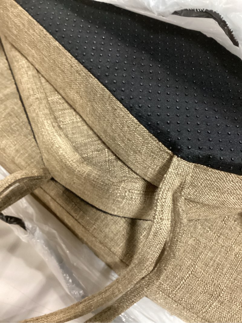 Condition photo showing Good Condition for chair cushions for dining chairs, 2" thick seat cushions for kitchen chairs, d-shaped chair pads with washable cover, ties and non slip backing, 17'' x 16'', set of 6, khaki 6 count(pack of 1) khaki
