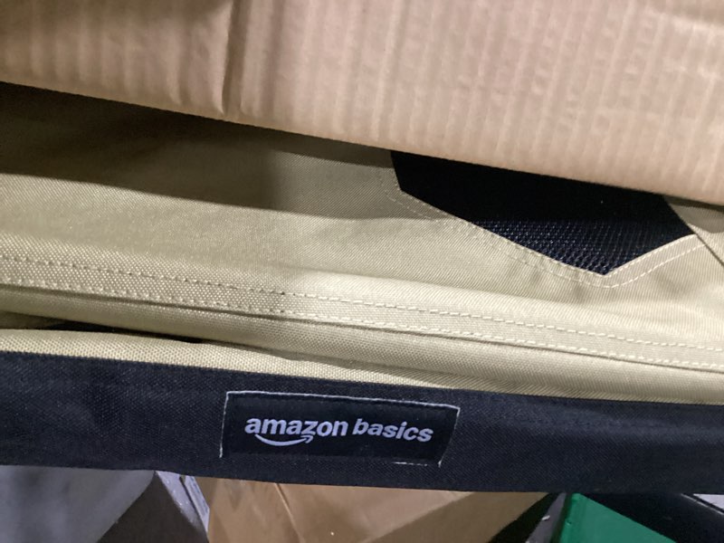 Condition photo showing Good Condition for Amazon Basics 2-Door Portable Soft-Sided Folding Soft Dog Travel Crate Kennel, Medium (M 30" x 21" x 21"), Tan