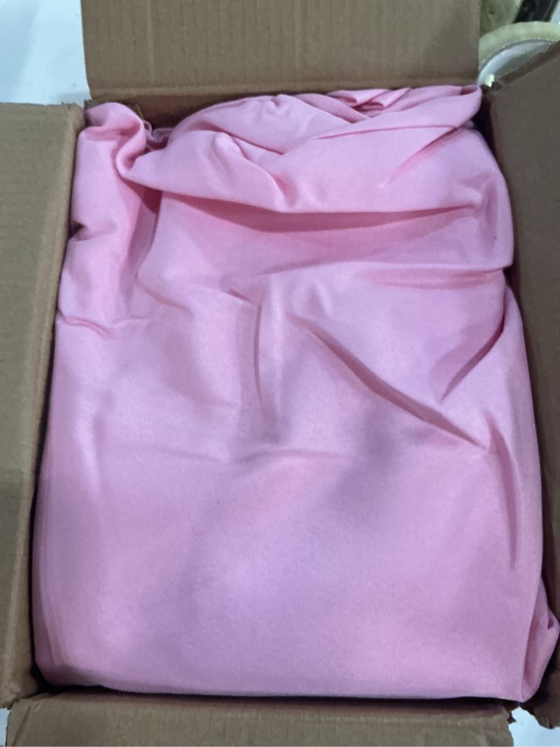 Condition photo showing Good Condition for holidayideas pink fitted table covers - 96 x 30 inch - 2 pack rectangle tablecloths for 8 foot tables, polyester fabric tablecloth for parties, baby shower, wedding, trade show pink 8ft|2 pack