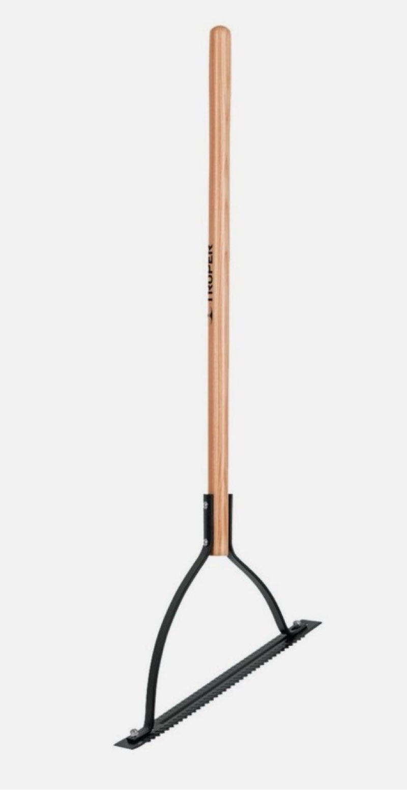 Truper Lawn Garden Weeder Cutter Long Handle Serrated Steel WEC-14 14 inch
