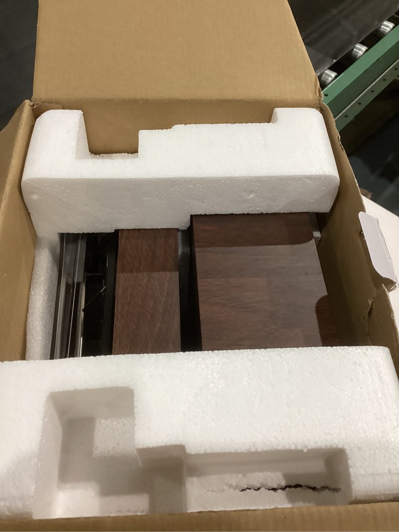 Condition photo showing Good Condition for Vinyl Record Player with External Speakers BT 5.3 Wireless Turntable Portable with 3 Speed USB Vintage Wooden Coffee