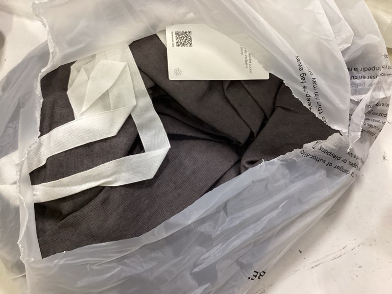 Condition photo showing Good Condition for european linen true blackout curtain, 48x108, storm