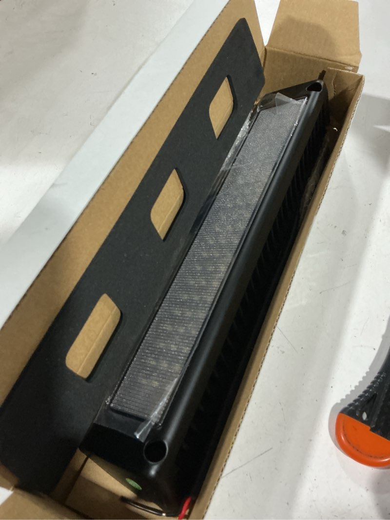 Condition photo showing Good Condition for 13" exterior led flood lighting fixture,12v led rv porch light aluminum exterior lights, 6000k super bright for rvs trailers camper truck porches towing 13" white light-black housing