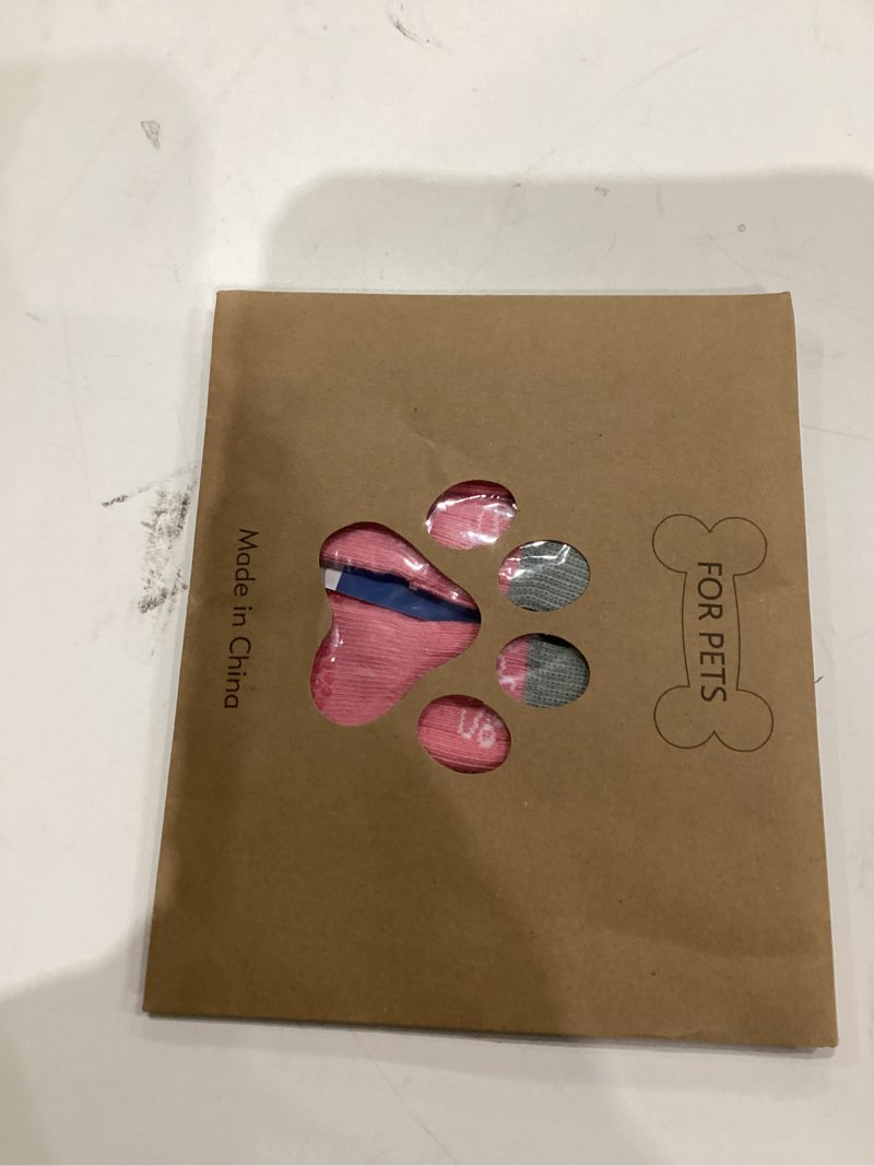 Condition photo showing New/Like New for SCENEREAL 6Pcs Anti Slip Dog Socks to Prevent Licking Paws for Hot/Cold Pavement, Dog Grippy Socks for Hardwood Floors, Dog Shoes for Boots & Paw Protectors for Puppy Small Medium Large Senior Dogs XS(Pack of 4+2) Pink Pearl Paw