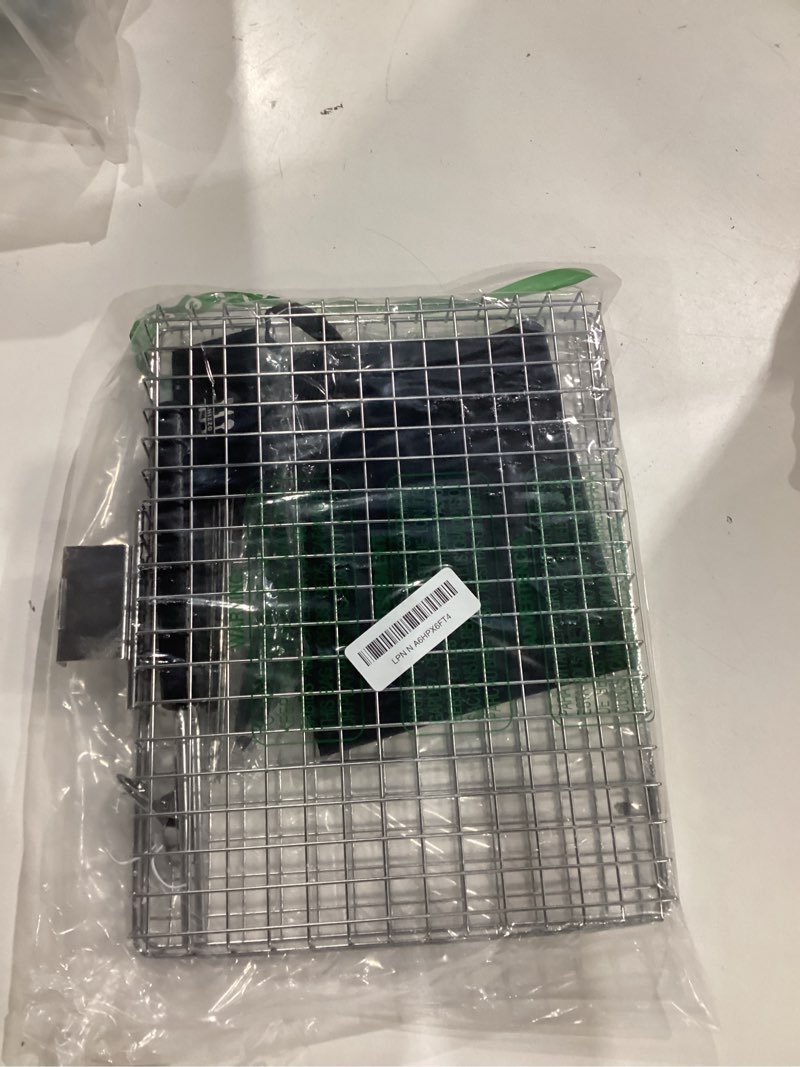 Condition photo showing Good Condition for shizzo grill basket set, barbecue bbq grilling, stainless steel folding portable outdoor camping rack for fish, shrimp, vegetables, cooking accessories, gifts for dad, husband, friends