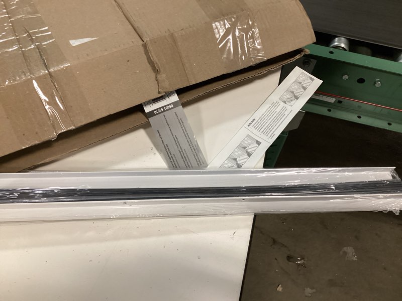 Condition photo showing Good Condition for m-d building products 69570 36 in. white aluminum u-shape commercial screw-on under door seal 36 in white