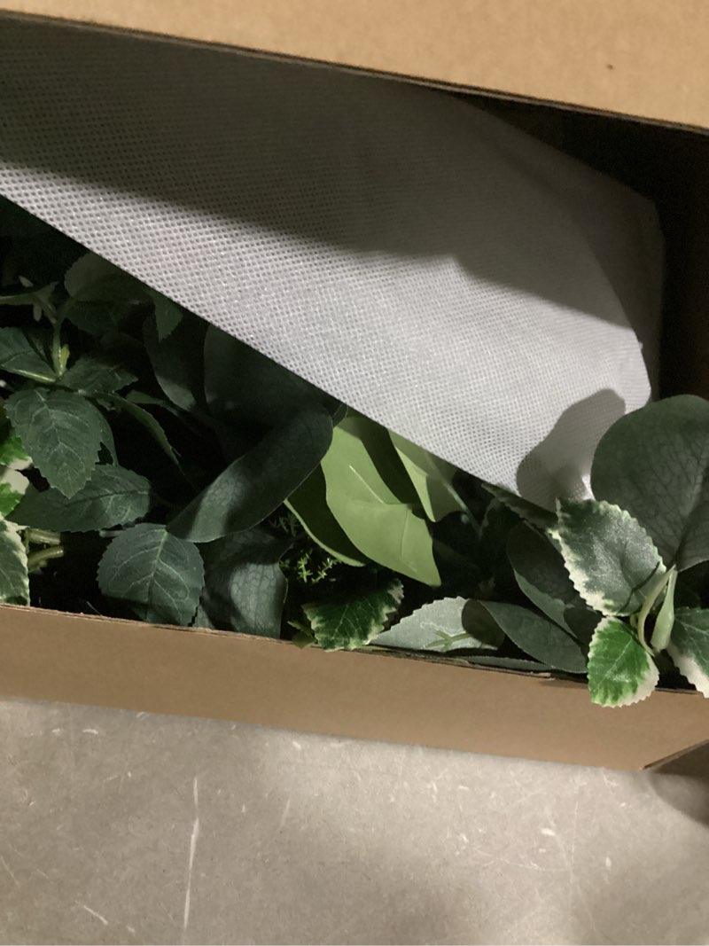 Condition photo showing Good Condition for Ling's moment 2PCS Sage Green Artificial Flower Garland Wedding Arch Flowers Floral Swags Centerpieces Greenery Arrangements for Sweetheart/Head Table Easel Wall Entryway Board Backdrop Decor Wht-white & Sage