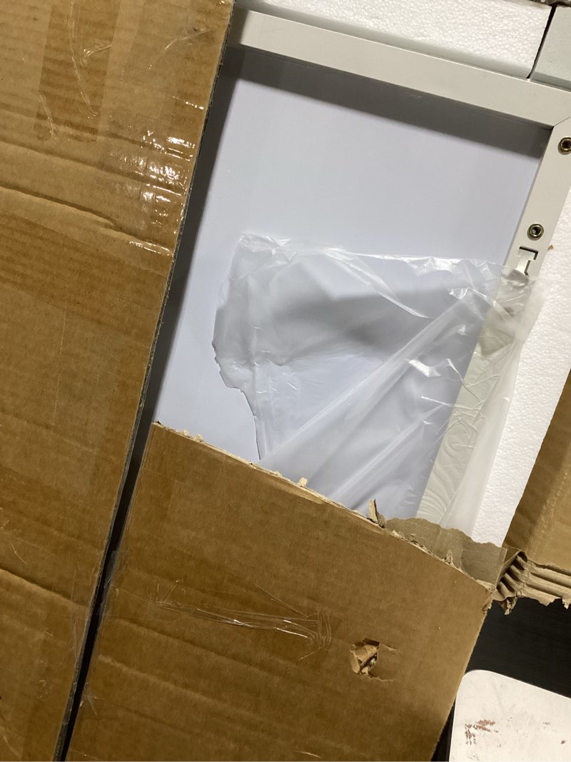 Condition photo showing Good Condition for Hasipu Door Mirror Full Length, 51 x 16 Inch Full Body Wall Mirror Over The Door Hanging Mirror for Bedroom, Living Room, Cloakroom White 51"L x 16"W