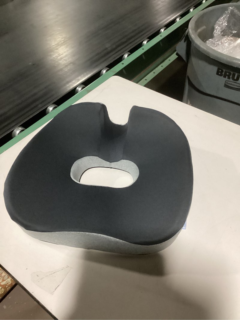 seat cushion, memory foam office chair cushion for desk chairs hemorrhoid cushion for tailbone pain relief pillow for home, office and car (black)