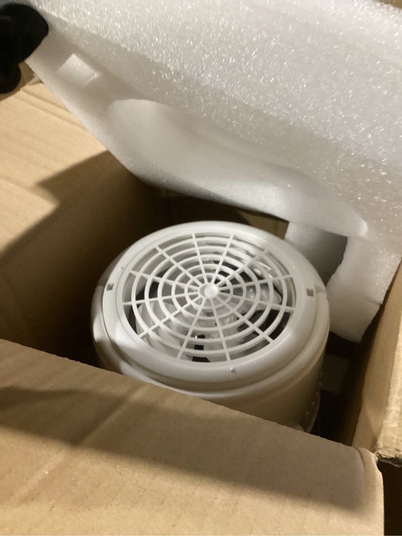 Condition photo showing As Is for VEVOR Water Distiller, 1.1 Gal Distilled Water Machine, 750W Pure Water Distilling w/BPA Free Plastic Container, Water Distillation Kit w/Button, Countertop Distilled Water Maker for Home, White