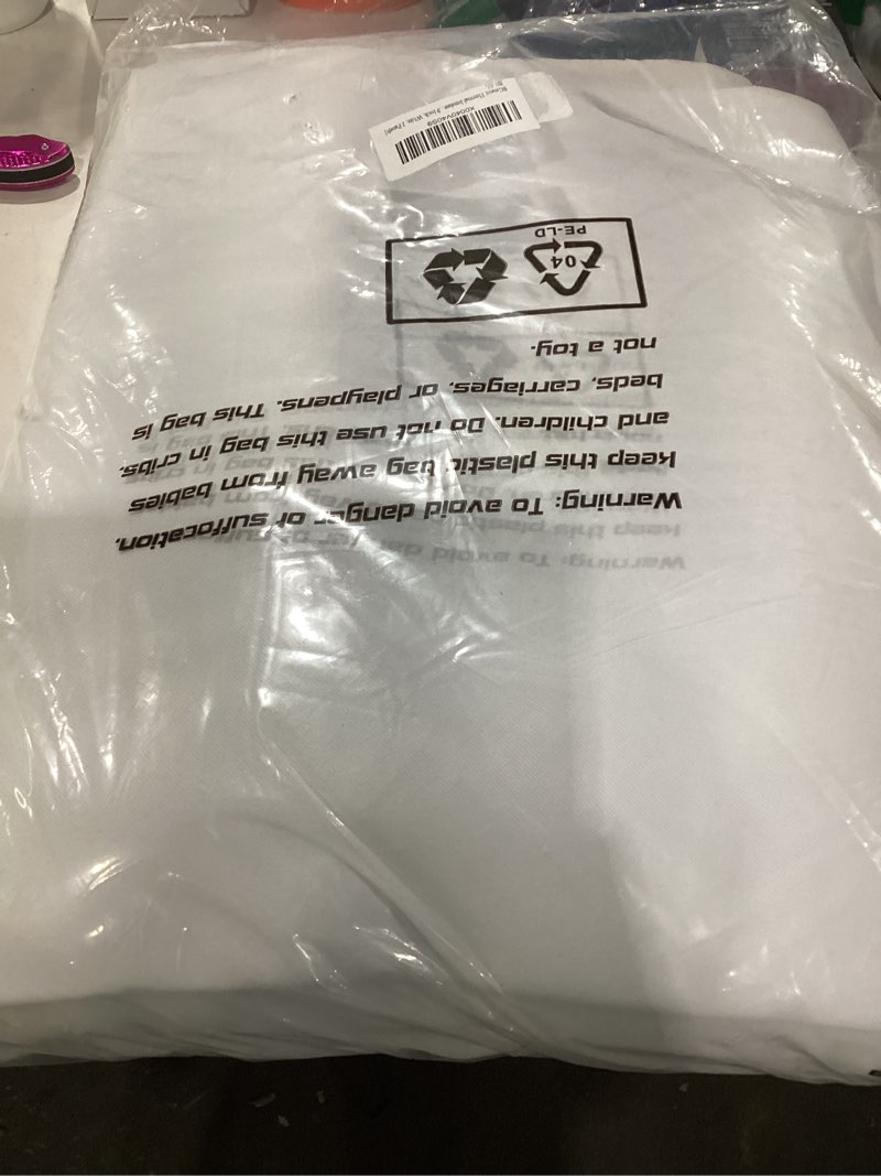 Condition photo showing Good Condition for bgment thermal insulated 100% blackout curtains for bedroom with black liner, double layer full room darkening noise reducing grommet curtain (55 x 69 inch, white, 2 panels) white 55"w x 69"l (pack of 2)
