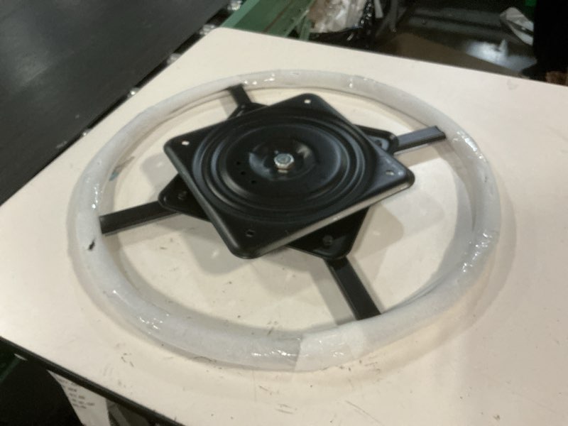 Condition photo showing Good Condition for 24 inch heavy duty recliner chair swivel ring base kit with 10 inch swivel plate, chair replacement parts bottom mechanism