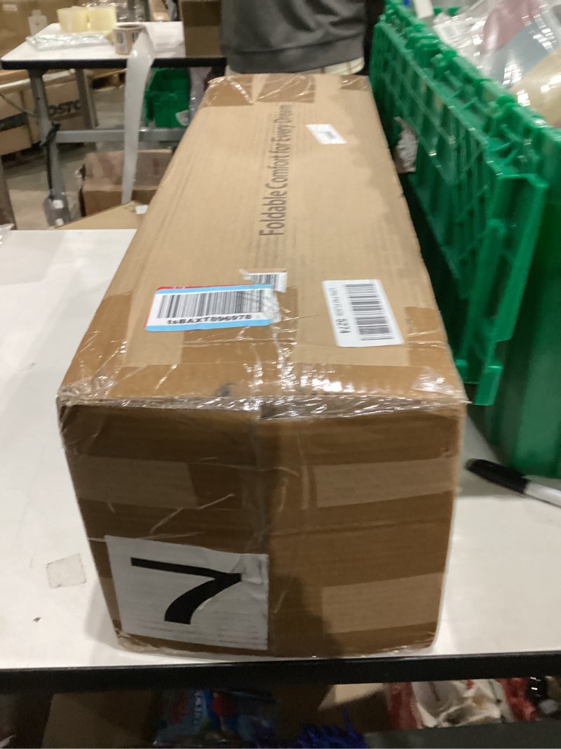 Condition photo showing New/Like New for Tri Folding Mattress Twin Size - Foldable Mattress Trifold Memory Foam Mat with Washable Cover, Handle & Non-Slip Bottom, Portable Foldable Floor Sofa Bed for Travel Camping Guest - 3 Inch, 75"x38"x3" Twin Size 3 Inch