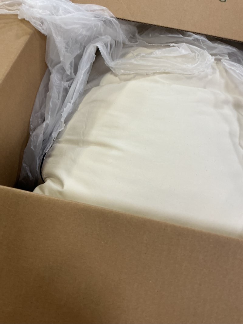 Condition photo showing Good Condition for pacific coast goose firm bed pillows of standard size, 100% organic cotton cover, gusseted design for sleeping, feather and down pillows of hotel collection standard (pack of 1)