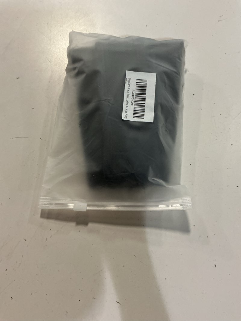 Condition photo showing New/Like New for Dog Knee Brace, Breathable Dogs Leg Sleeve to Stop Licking, Adjustable Elbow Pads for Dogs Front Back Leg, Dog Elbow Protector for Post-Surgery Recovery Elbow Injuries, X-Large, Navy Navy X-Large