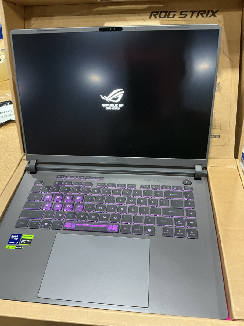 asus rog strix g16 (2025) gaming laptop, 16” rog nebula display 16:10 2.5k 240hz/3ms, nvidia® geforc