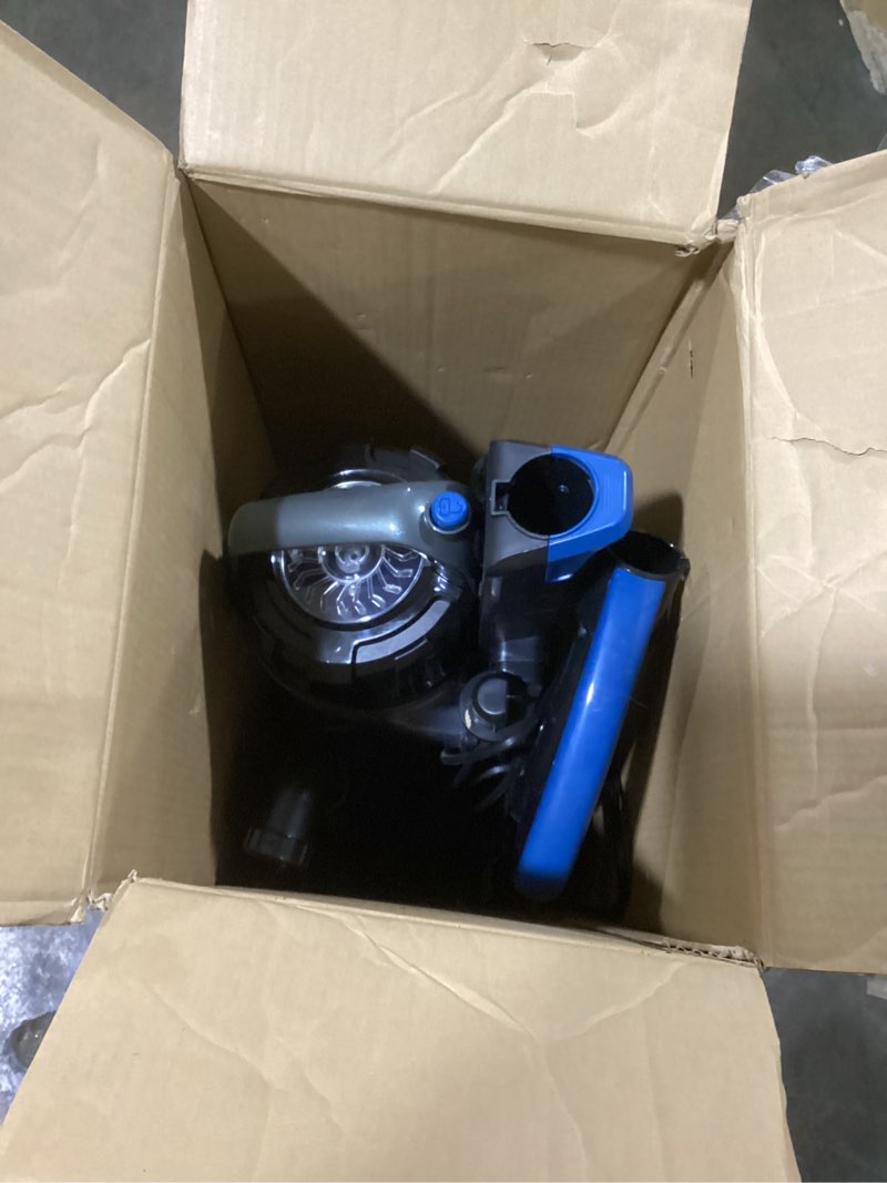 Condition photo showing Good Condition for Eureka PowerSpeed Lightweight Upright Vacuum Cleaner for Carpet and Hard Floor, Powerful Bagless Upright Vacuum Cleaner for Home Pets, NEU181A, Blue Blue NEU181A with Pet Tool