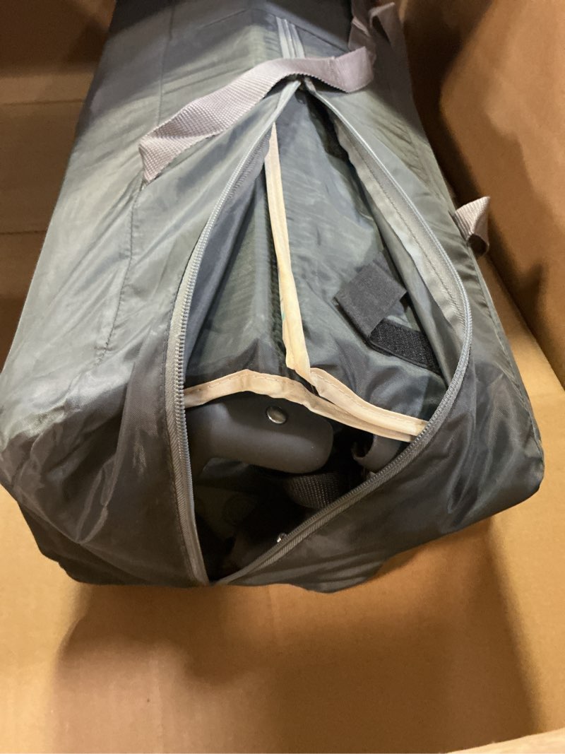 Condition photo showing As Is for Dream On Me Zodiak Portable Playard in Grey, Lightweight, Packable and Easy Setup Baby Playard, Breathable Mesh Sides and Soft Fabric - Comes with a Removable Padded Mat Gray