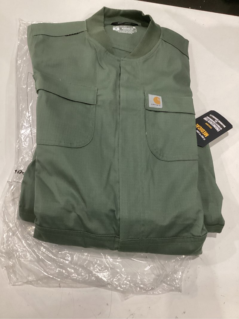 Condition photo showing Good Condition for carhartt women's women's ripstop coverall medium olive