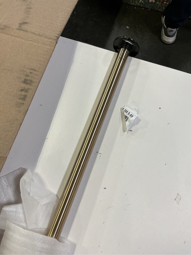 Condition photo showing As Is for Similar ENJOYBASICS Gold Rod Extender 1 Inch Stainless Steel Adjustable Spring Tension Rods No Drill for Bathroom, Closet, Window, Room Divider, Never Rust, Non Slip Gold
