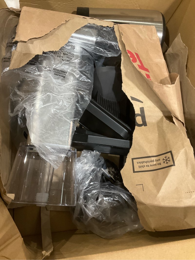 Condition photo showing As Is for Technivorm Moccamaster 79312 KBGT Coffee Brewer, 40 oz, Polished Silver Polished Silver Coffee Maker