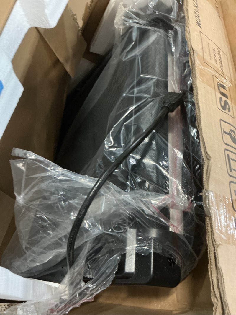 Condition photo showing As Is for walking pad treadmill for home - folding treadmills with handle bar portable compact fold up indoor foldable handles electric walk pads small spaces mini running quiet under bed office