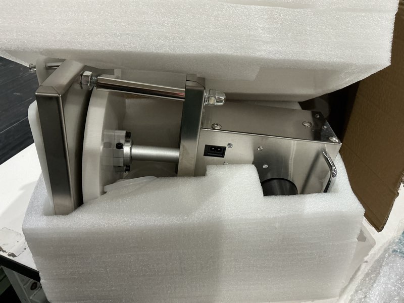 Condition photo showing As Is for newhai commercial pizza dough press, 8.6" plate for bakery & home | adjustable thickness handle, 15.4lb lightweight, w/400 parchment papers & brush, for pizza, flatbread & pastry