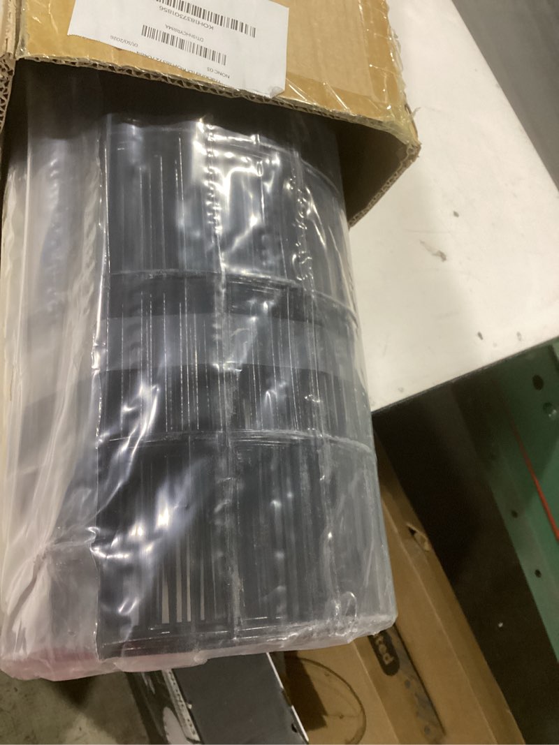 Condition photo showing New/Like New for Black PVC Coated Welded Wire Fence 24 Inch x 50 Foot, 2 Inch x 3 Inch 16GA, Garden Border Fencing Roll Vinyl Coating Metal Wire Mesh for Yard Vegetable Plant Protection Poultry Netting 2''x3'' 16GA 24''x50' Black