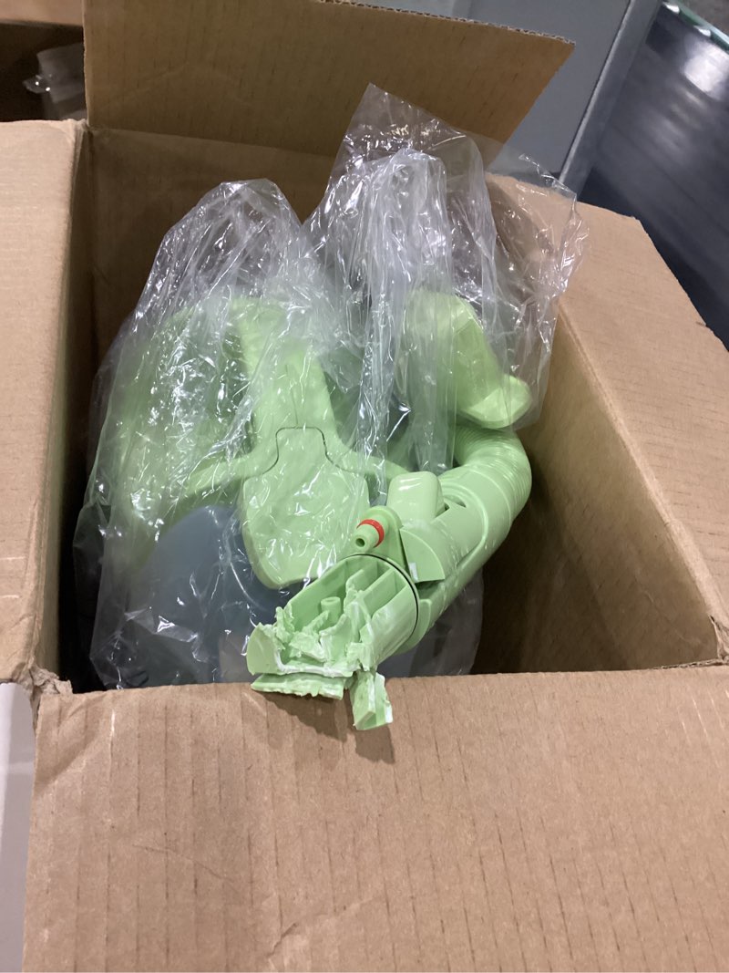 Condition photo showing As Is for USED PART OF HOSE BROKEN BISSELL Little Green Mini Portable Carpet and Upholstery Deep Cleaner, Car/Auto Detailer, with HydroRinse Self-Cleaning Tool and 4\" Tough Stain Tool, Tea Green, 4075