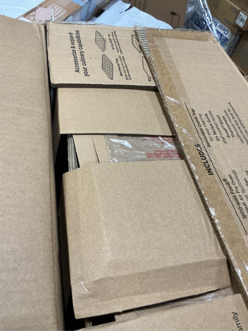 Condition photo showing Good Condition for Ninja, Toaster Oven, Air Fryer, Thermometer, Toaster Oven Air Fryer Combo, Stainless Steel, Quick me