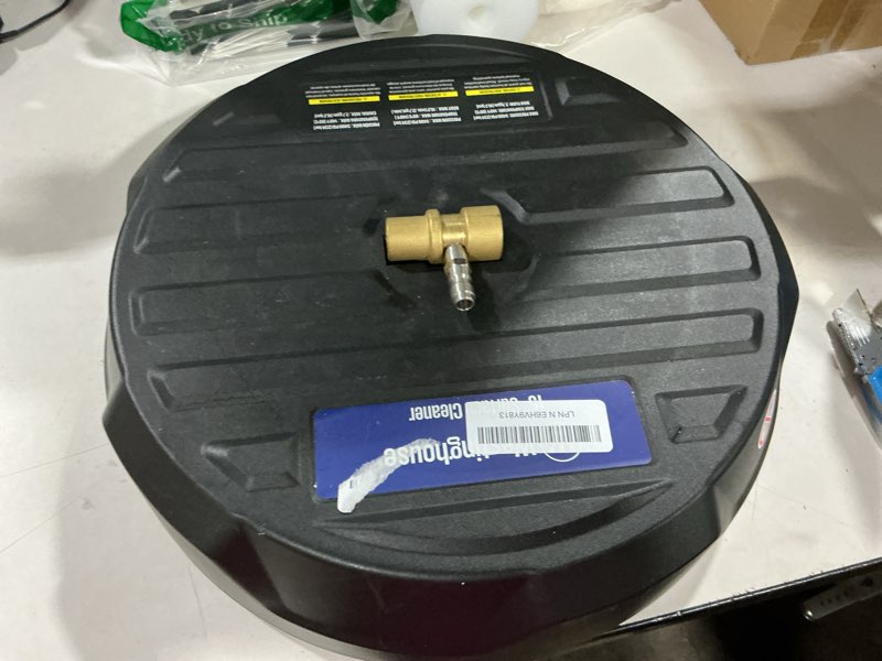 Condition photo showing Good Condition for westinghouse universal 15” pressure washer surface cleaner attachment - 3400 max psi, 1/4” connector - for gas and electric pressure washers 15" surface cleaner
