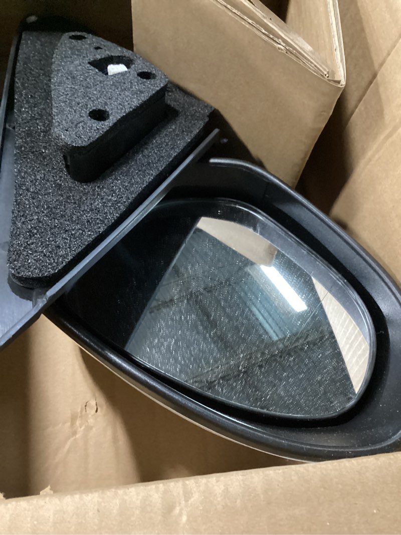 Condition photo showing Good Condition for driver left side mirror for mazda 3 2010 2011 2012 2013 manual folding paintable power side door rear view mirror assembly set,white white left driver side