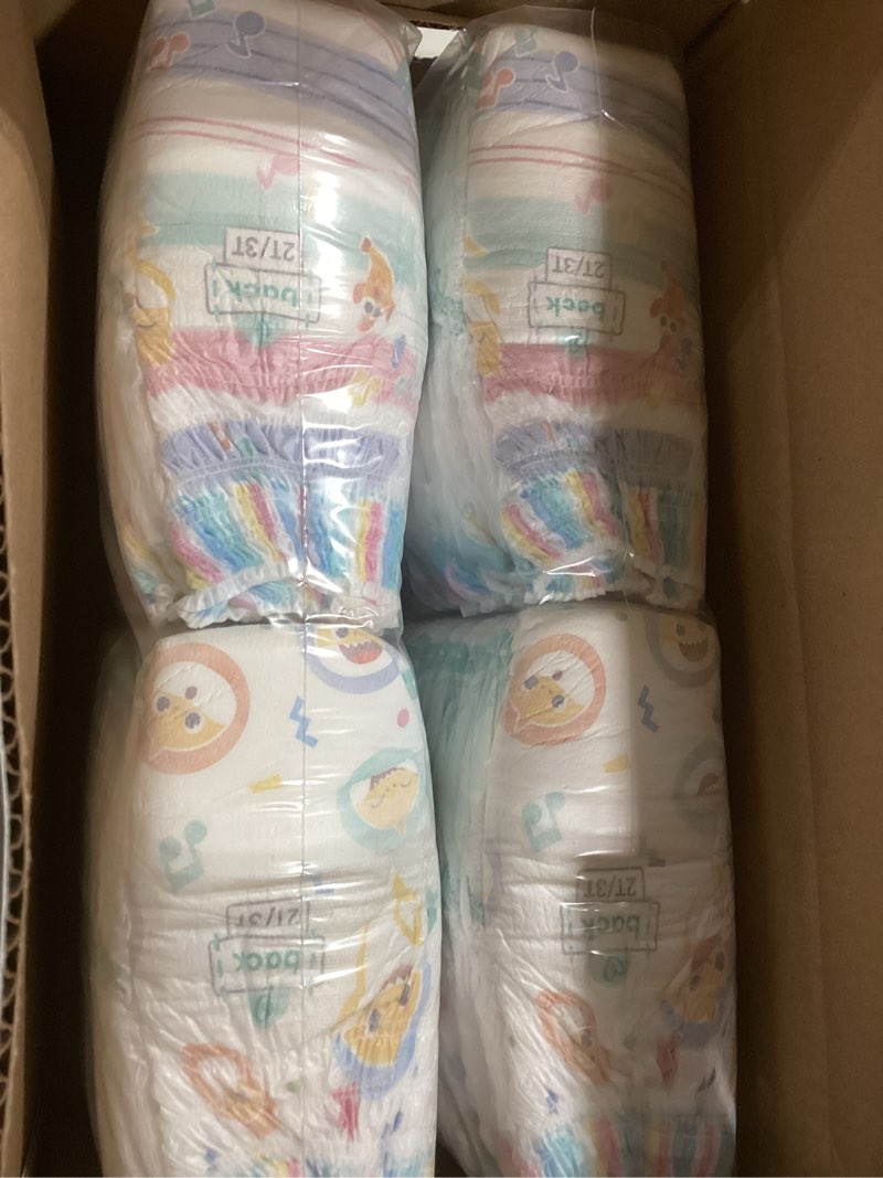 Condition photo showing New/Like New for Pampers Pure Protection Training Underwear, Unisex, Size 2T3T, 100 Count, Premium, Hypoallergenic, Soft, Absorbent 2T-3T 100