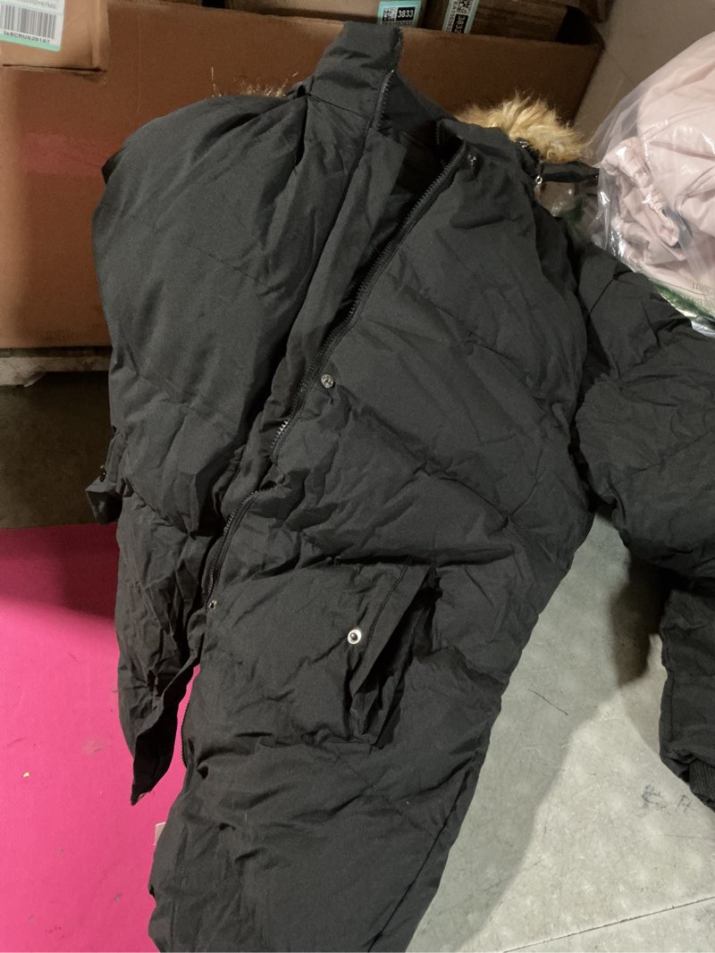 Condition photo showing Good Condition for wenven women's winter thicken puffer coat warm jacket with faux fur removable hood