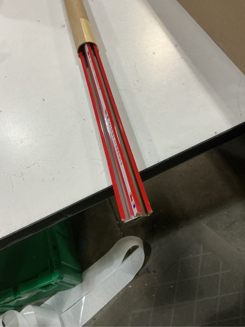 Condition photo showing Good Condition for stainless steel management raceway of cables, 3-pack 39.37in metal cable condenser, self-adhesive wire cord hider, no screws no drill on wall cable cover channels for floor home office kitchen (3 × l39.37in) l118in × w0.79in × h0.39in mirror gold