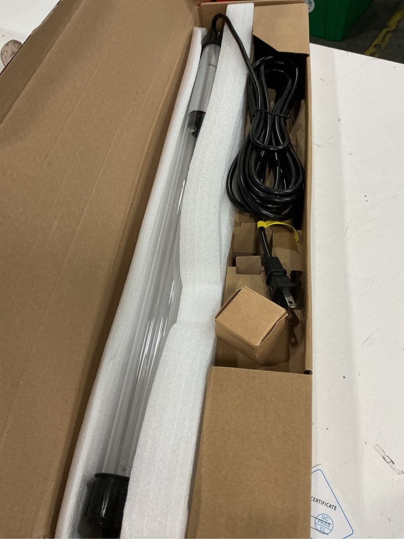 Condition photo showing Good Condition for 55w pond uv light for 500-5000 gallon, aquarium uv light, uv water clarifier for pond, cold plunge, koi pond, aquarium, swimming pool and fish tank for algae control 55w for 5000 gallon