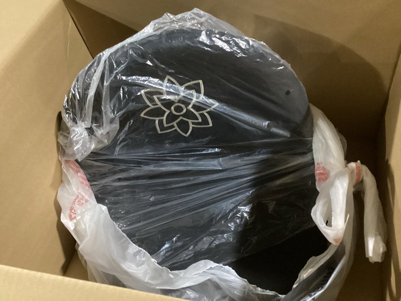 Condition photo showing Good Condition for Mindful Modern Meditation Chair | Adjustable Floor Chair with Back Support | Padded Floor Seat for Posture Support and Comfort | Portable Folds Flat for Storage | Indoor/Outdoor Use | Stone Black Charcoal Black