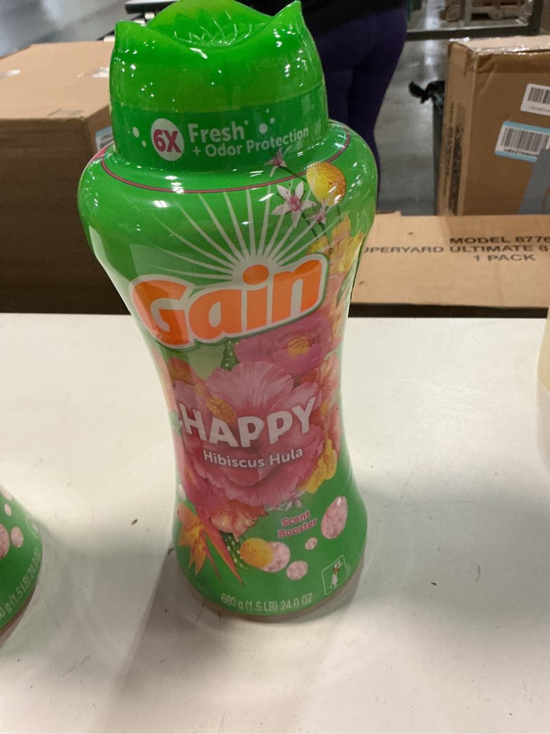 Condition photo showing New/Like New for Gain In-Wash Laundry Scent Booster Beads, Happy, 24 oz