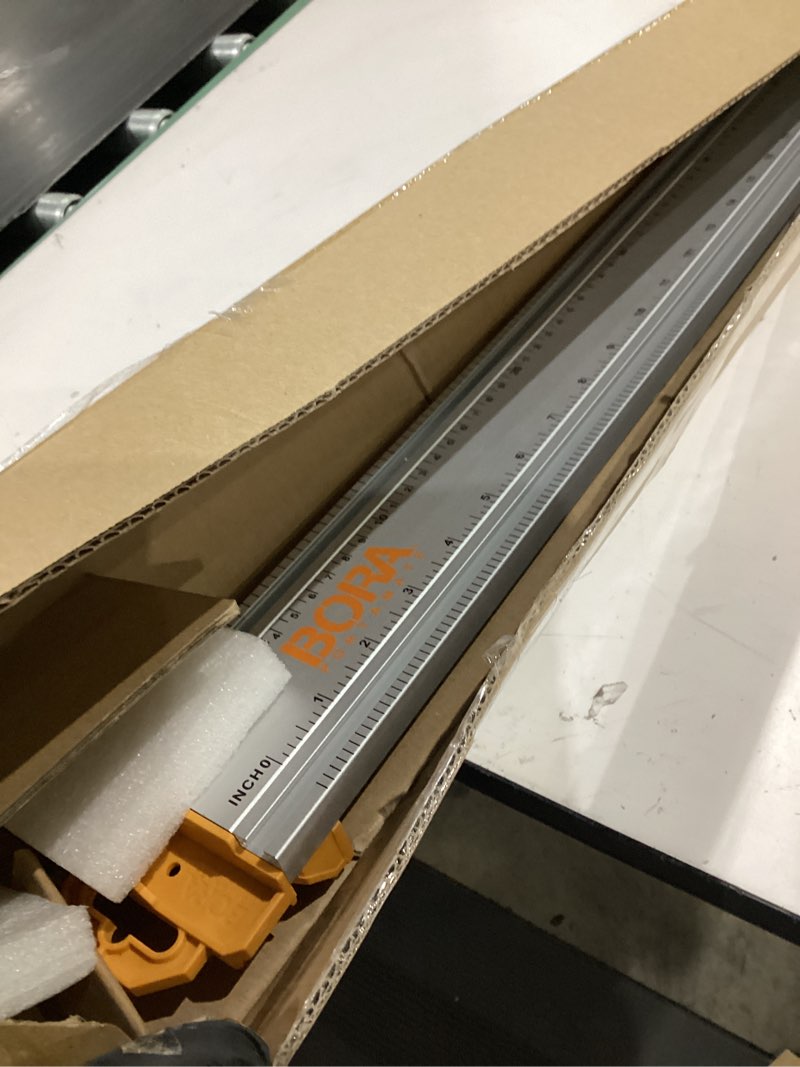 Condition photo showing Good Condition for bora ngx circular saw guide straight edge clamping saw guide 8ft rail track system with quick release connector | for cutting sheet goods, plywood or osb with skill saw router or jigsaw 546100