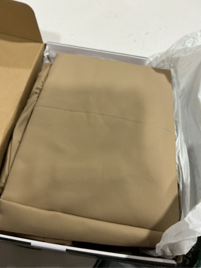 Condition photo showing As Is for hchengkikz car seat covers, quilting leather seat cover two front seats, waterproof faux leather automotive seat covers for cars, universal car interior fit for suvs, trucks, airbag compatible (2pcs) n4 beige front seat