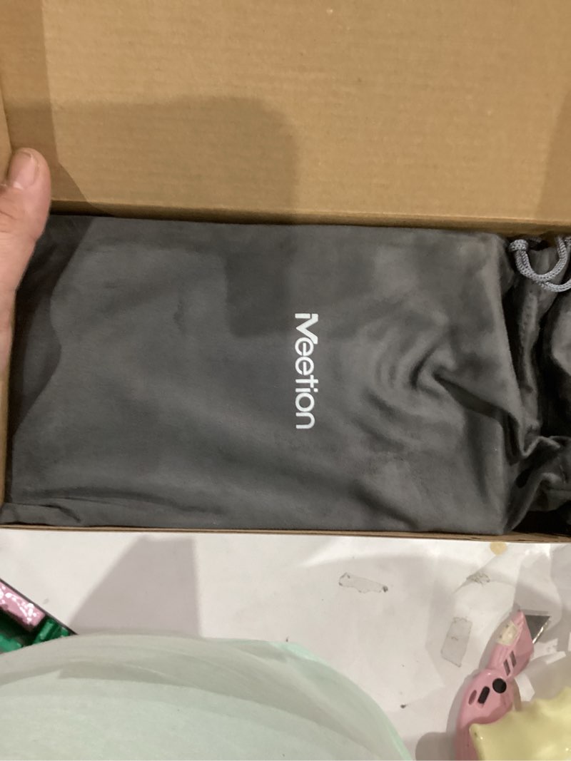 Condition photo showing New/Like New for meetion foldable bluetooth keyboard with touchpad, 3-device portable wireless keyboard with numeric keypad, full-size rechargeable business travel for ipad phone laptop pc ios android windows mac full size foldable black