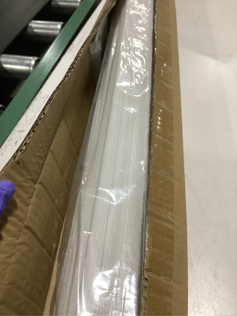 Condition photo showing Good Condition for unishades 100% blackout cordless roman shades for indoor windows & french doors, 33 3/4" w × 60" h - blackout - natural blackout - natural 33 3/4" w × 60" h