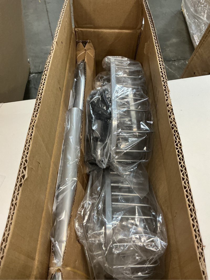 Condition photo showing Good Condition for Corner Shower Caddy Tension Pole: Adjustable Rustproof 4-Tier Inside Bathroom Organizer - 47-121 inch Quick Installation Bathtub Shelves for Shampoo Storage - Rod Floor Standing Bath Rack Silver