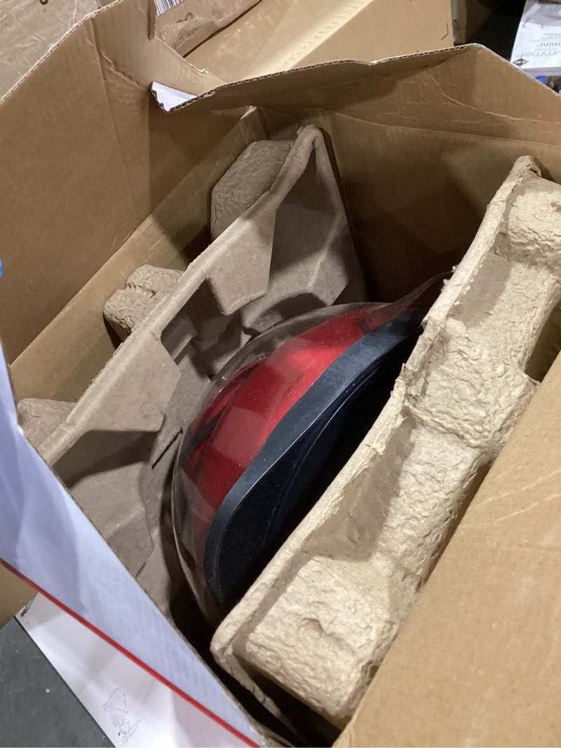 Condition photo showing As Is for Dash SmartStore Deluxe Stirring Popcorn Maker - Hot Oil Electric Popcorn Popper with Butter-Warming Tray, Clear Serving Bowl, Storage Lid & Measuring Cup - 24 Cups, Red 24 Cups Red