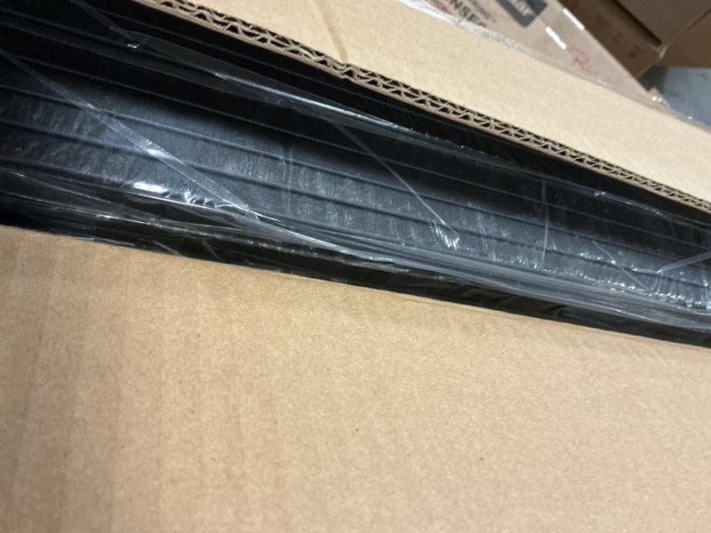 Condition photo showing Good Condition for amazon basics bed frame with storage, foldable metal platform, sturdy steel, no box spring needed, 14 inches high, tool-free setup, full size, black full 14 inch ( foldable)