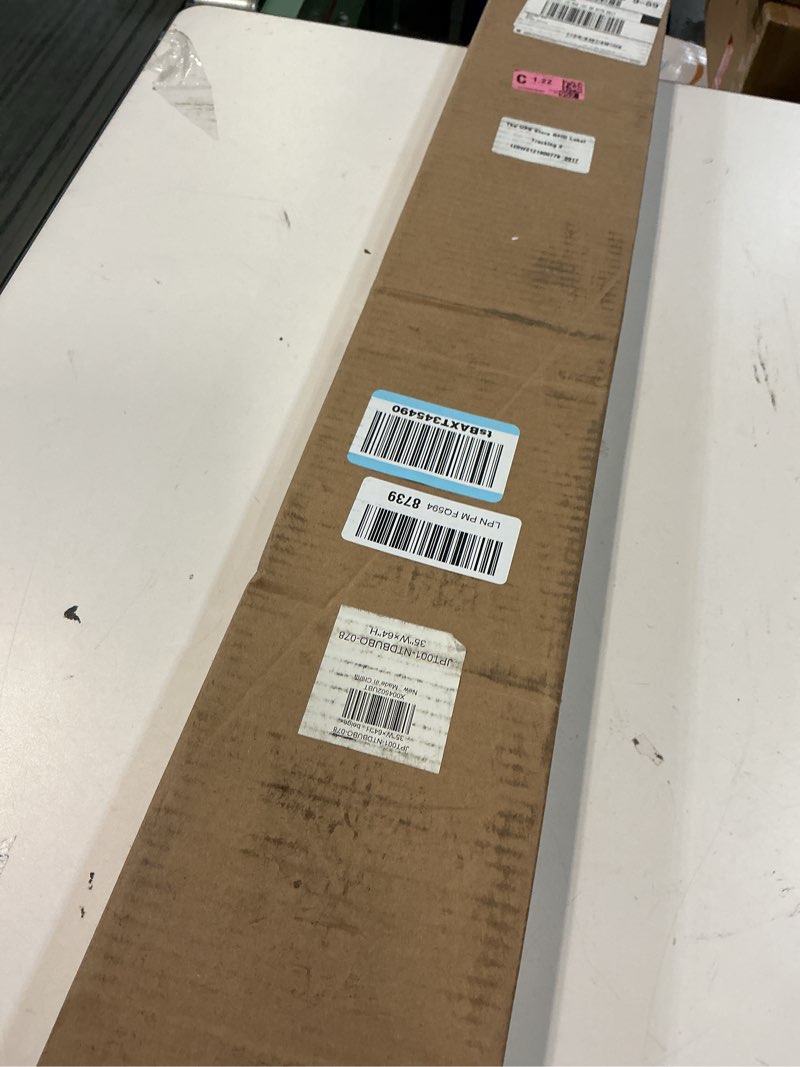 Condition photo showing New/Like New for lazblinds no tools no drill cordless cellular shades, top down bottom up (tdbu) honeycomb shades for home, blackout light blocking thermal insulation blinds for windows, 35" w x 64" h, beige blackout - beige 35" w x 64" h