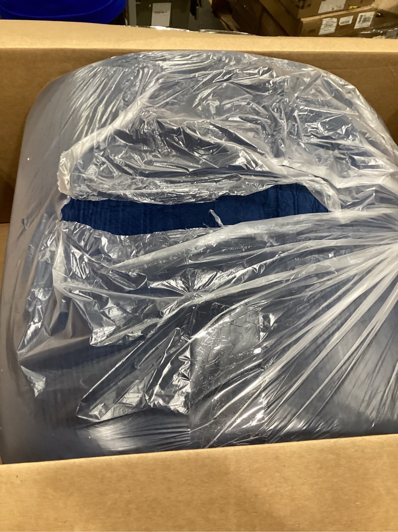 Condition photo showing New/Like New for Axelrod 4PCS Orthopedic Bed Wedge Pillow Set, Post Surgery Foam for Back, Neck and Leg Pain Relief Comfortable & Adjustable Pillows- Anti Snoring, Heartburn, Acid Reflux & GERD Sleeping Dark Blue Dark Blue 4 Pieces